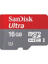 SanDisk microSDHC Ultra 16GB (114808) Class 10 + Adapter - 1
