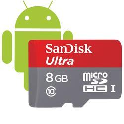 SanDisk microSDHC Ultra Android 8GB (124070) 48 MB/s Class 10 + Adapter - 1