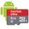 SanDisk microSDHC Ultra Android 8GB (124070) 48 MB/s Class 10 + Adapter - 1/4