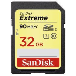 SanDisk SDHC Extreme 32GB 90 MB/s Class 10 UHS-I U3 (139748)
