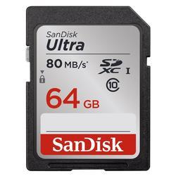 SanDisk SDXC Ultra 64GB 80 MB/s Class 10 UHS-I  (139768)