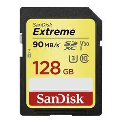 SanDisk SDXC Extreme 128GB 90 MB/s Class 10 UHS-I U3 V30 (173357) - 1