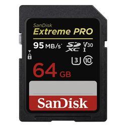 SanDisk SDXC Extreme Pro 64GB 95 MB/s class 10 UHS-I U3 V30 (173369) - 1
