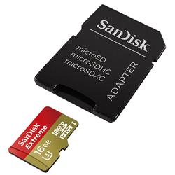 SanDisk microSDHC Extreme 16GB (124075) Class 10 + Adapter + Rescue Pro Deluxe - 2