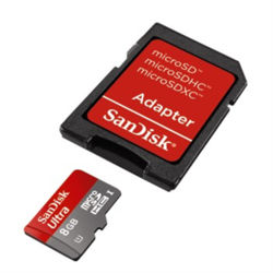 SanDisk microSDHC Ultra 8GB (114813) Class 10 + Adapter - 3