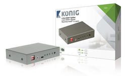 König KNVSP3402 Rozbočovač 1x HDMI vstup - 2x HDMI výstup - 5