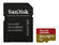 SanDisk microSDXC Extreme 64GB (173361) 90 MB/ s Class 10 UHS-I V30,  Adapter,  pro akční kamery